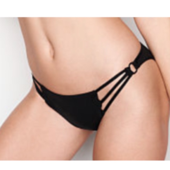NEW Victoria's Secret Triangle Ring Bikini Top & Strappy Ring Bottom - Picture 4 of 4